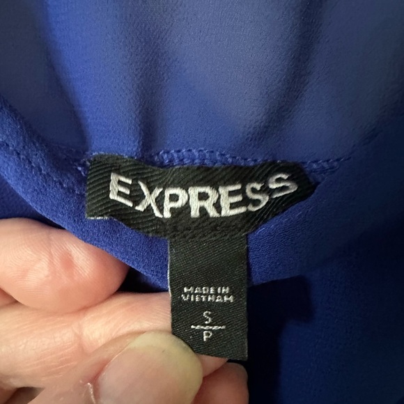 Express Top Size‎ S/P Mesh top, Cotton Cobalt Blue - Picture 3 of 4
